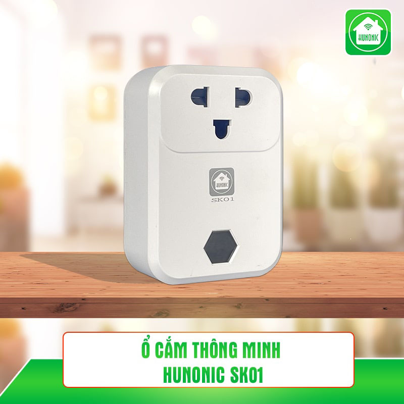 Ổ cắm thông minh Hunonic SK01|Điều khiển từ xa qua điện thoại